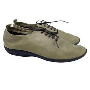 Sole Terra Lotus 2.0 Shoes Women's Size 41 US 10 Olive Green Leather Portugal